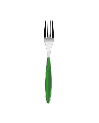 Furculita din otel inoxidabil si acril, verde, Feeling - GUZZINI